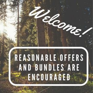 Welcome | Reasonable Offers and Bundles Encouraged